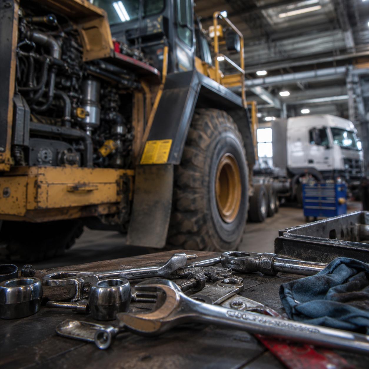 Heavy machinery, truck and plant equipment mechanical repairs